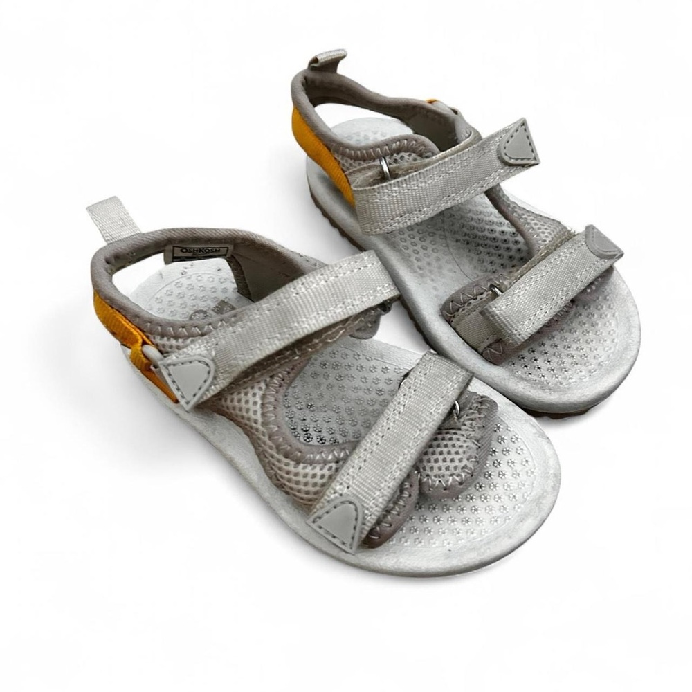 New! No tags! OshKosh B'gosh toddler boy’s Grey and orange summer sandals